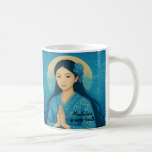 Taza De Café Personalizado Zen Arte de Meditación Mentalidad Yo