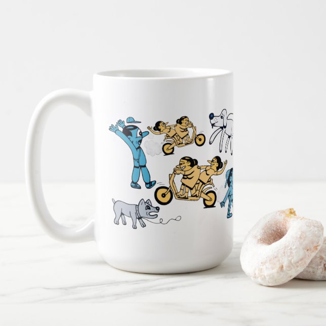 Taza De Café Personalizados. Camiseta (Con donut)