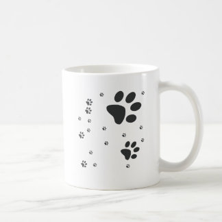 Taza De Café Personalizados com patinhas escuras
