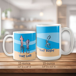 Taza De Café Personalizados de calamar