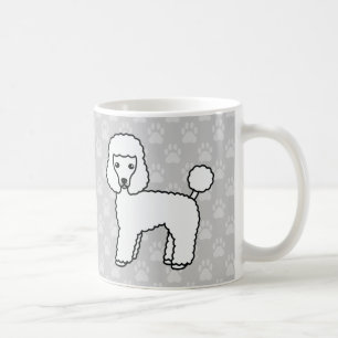 Taza De Café Personalizados De Perro De Juguete De Abrigo Blanc