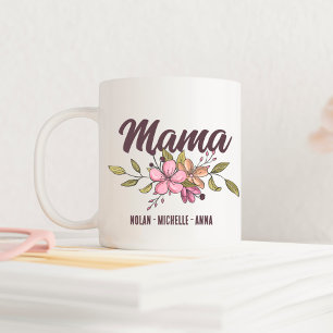 Taza De Café Personalizan el día de la madre con nombres