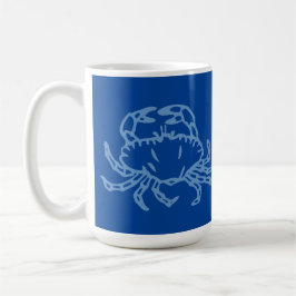 Taza De Café Personalizar Blue Crab Coffee Mug