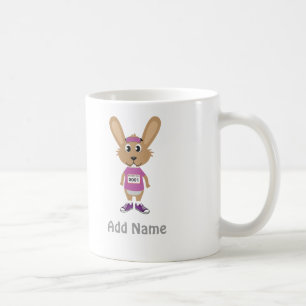 Taza De Café Personalizar Bunny Runner