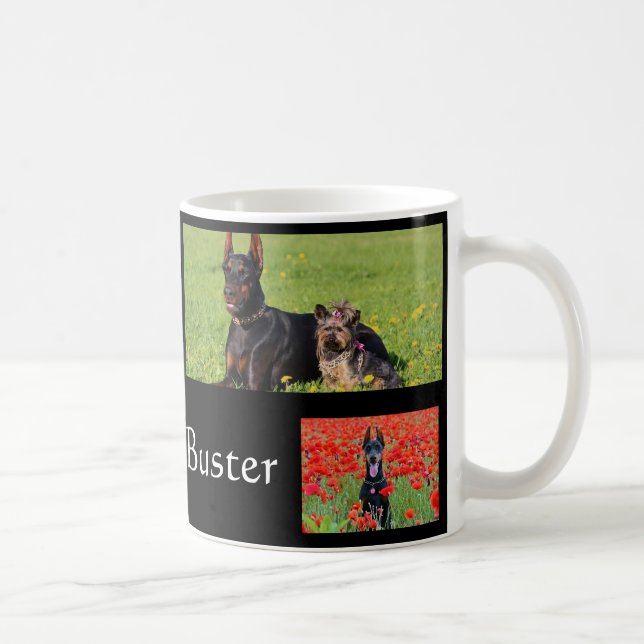Taza De Café Personalizar de regalo fotográfico mascota Persona (Derecha)