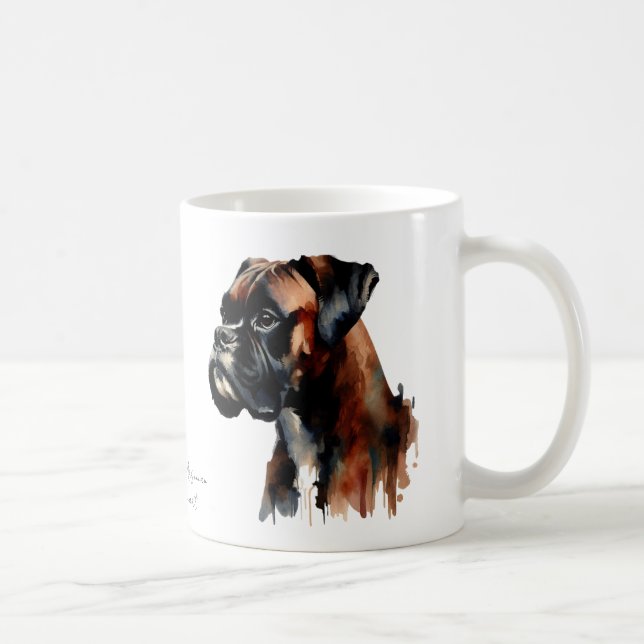 Taza De Café Personalizar el bóxer cute (Derecha)