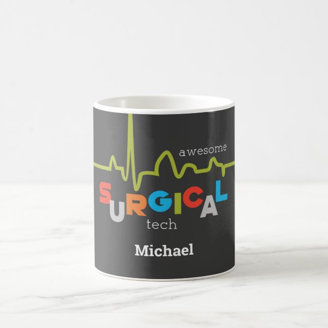 Taza De Café Personalizar, la Semana Tecnológica Quirúrgica Inc (Centro)