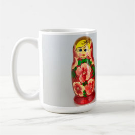 Taza De Café Personalizar las muñecas apiladas rusas Matryoshka