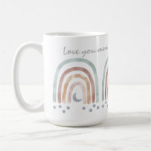 Personalizar Mugs - Estrellas de la luna del arcoi
