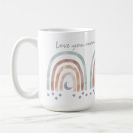 Taza De Café Personalizar Mugs - Estrellas de la luna del arcoi
