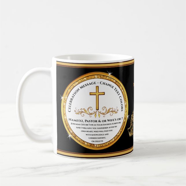 Taza De Café Personalizar, Pastor Ideas de Regalo de Cumpleaños (Izquierda)