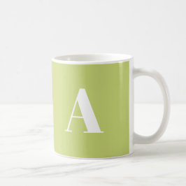 Taza De Café Personalizar, personalizar letra inicial de alfabe