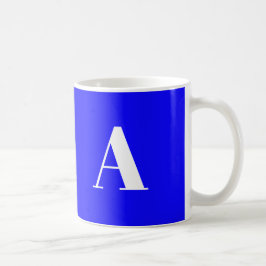 Taza De Café Personalizar, personalizar letra inicial de alfabe
