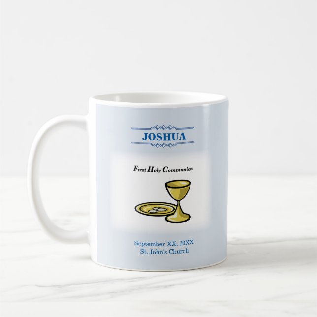 Taza De Café Personalizar, primer cuerpo de comunión y sangre (Izquierda)