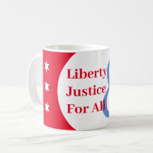 Personalizar Red White Blue Liberty Coffee Mug