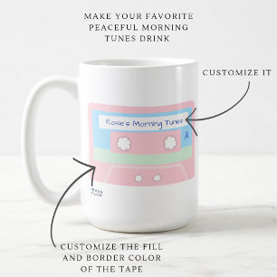 Taza De Café Personalizar su bebida de una mañana tranquila