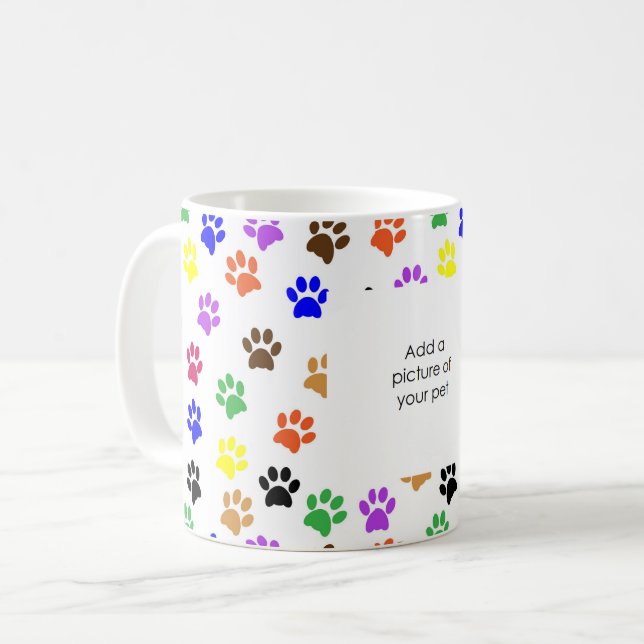 Taza De Café Personalizar Tu Propia Papelera De Imagen Mascota  (Anverso izquierdo)