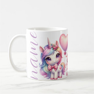 Taza De Café Personalizar unicornio de cumpleaños