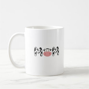 Taza De Café Personalizar: Vaca Mamá de la Cumpleañera Granja