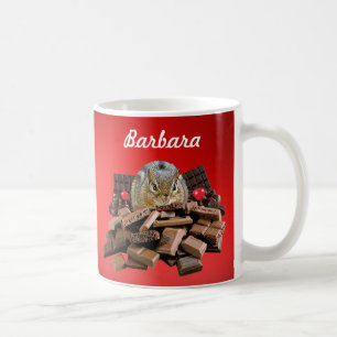 Taza De Café Personalizar Valentine o Chipmunk de chocolate dul