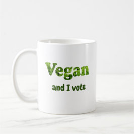 Taza De Café Personalizar Vegan Activista Voter