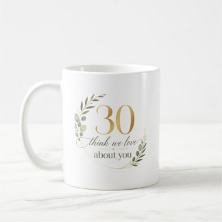 Taza De Café Personalized 30 Things We Love About You Gift