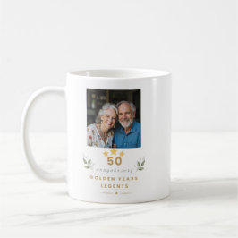 Taza De Café Personalized 50th Wedding Anniversary Mug