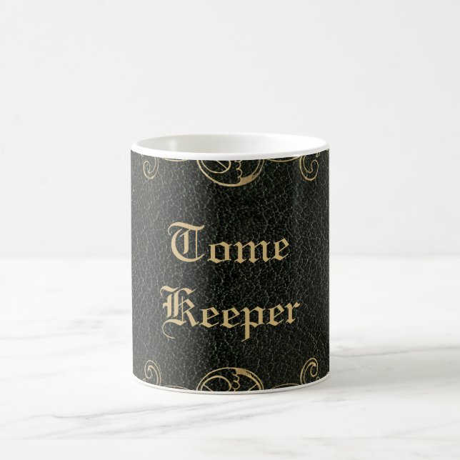 Taza De Café Personalized Arcane Fantasy Tome Keeper Book Lover (Centro)