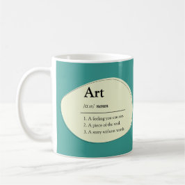 Taza De Café Personalized Art Dictionary Style Coffee Mug