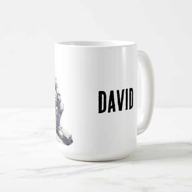 Taza De Café Personalized Astronaut Gift – I Need More Space (Anverso derecho)