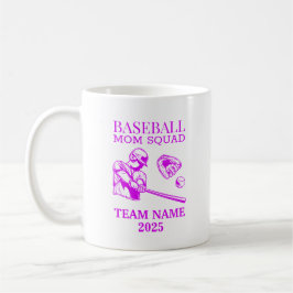 Taza De Café Personalized baseball mom 