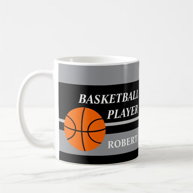 Taza De Café Personalized Basketball Mug (Izquierda)