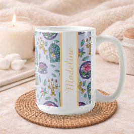 Taza De Café Personalized Beauty and the Beast Book Girl