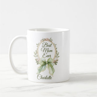Taza De Café Personalized Best Mom Ever Mug with Name