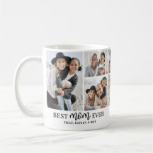 Personalized Best Mom Photo Collage