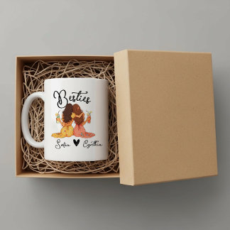 Taza De Café Personalized besties mug