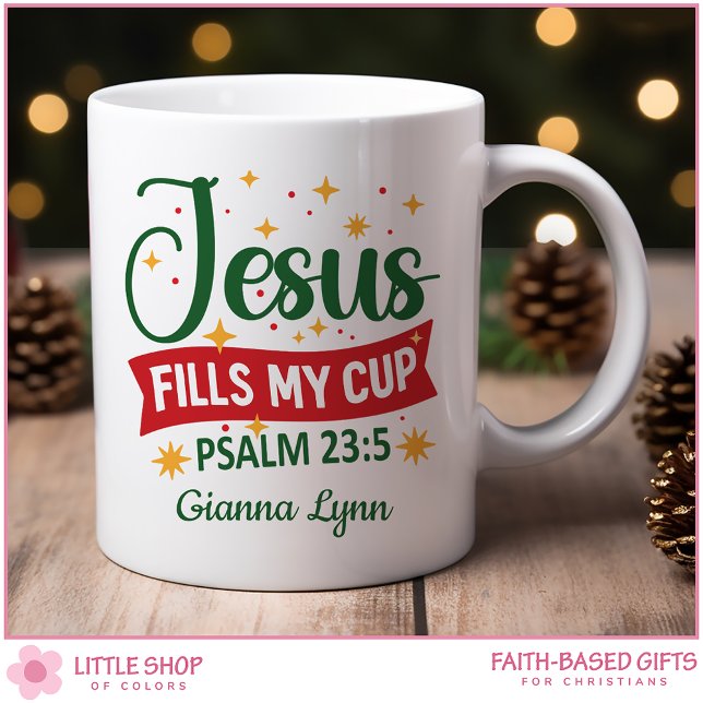 Taza De Café Personalized Bible Verse Christmas (Subido por el creador)