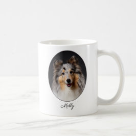 Taza De Café Personalized Blue Merle Sheltie Love