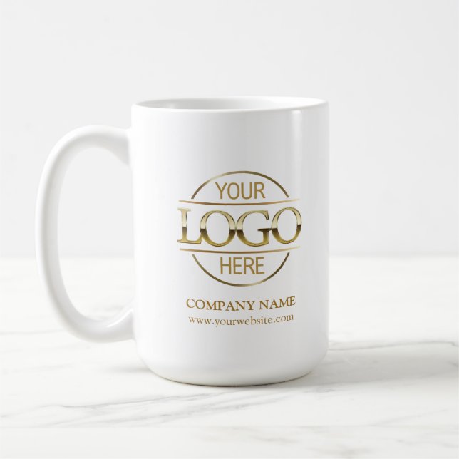 Taza De Café Personalized Business Logo Custom Company Gift (Izquierda)