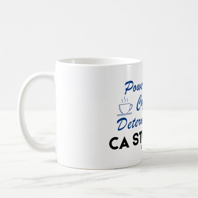 Taza De Café Personalized CA Student Mug Custom Name Coffee mug (Izquierda)