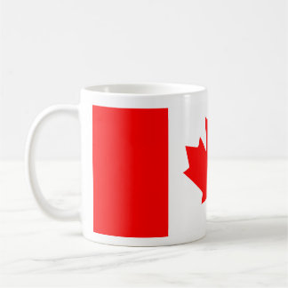 Taza De Café Personalized Canada Flag | Custom Name Canada Day