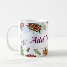 Personalized Christmas Mug – Add Your Name 