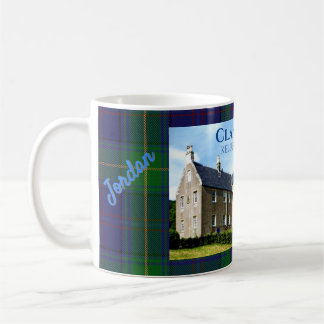 Taza De Café Personalized Clan Boyle's Kelburn Castle & Tartan