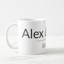 Personalized Couples Mug – Custom Names & Year Gif