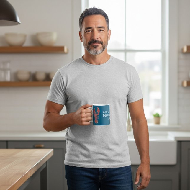 Taza De Café Personalized Dad's Maritime grill Lobster Graphic  (Subido por el creador)