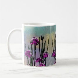 Taza De Café Personalized Desert Blooms - Artistic Coffee Mug