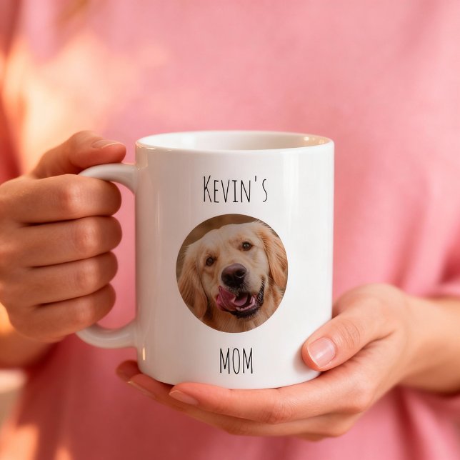 Taza De Café Personalized Dog Mom Photo Mug | Custom Gift (Subido por el creador)