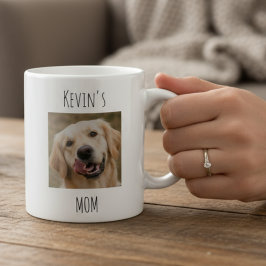 Taza De Café Personalized Dog Mom Photo Mug | Custom Gift