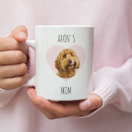 Taza De Café Personalized Dog Mom Valentine Mug | Custom Pet Ph