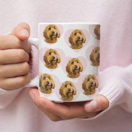 Taza De Café Personalized Dog Photo Valentine Mug | Custom Pet 